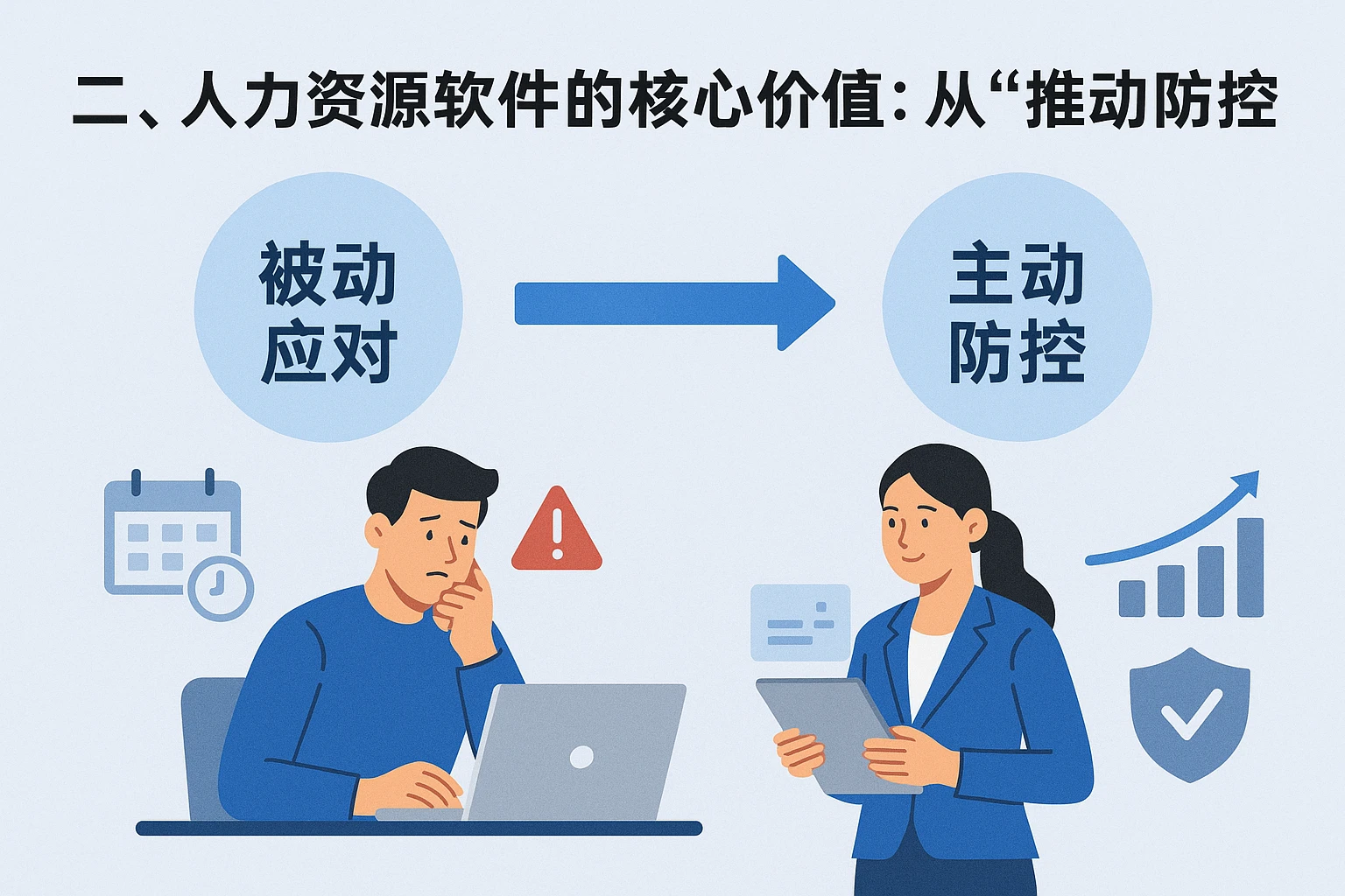 二、人力资源软件的核心价值:从“被动应对”到“主动防控”