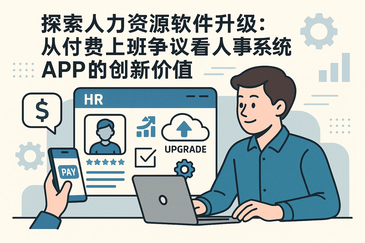 探索人力资源软件升级：从付费上班争议看人事系统APP的创新价值