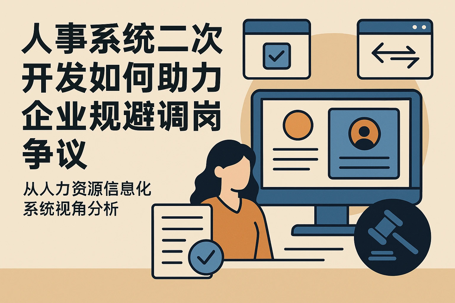 人事系统二次开发如何助力企业规避调岗争议——从人力资源信息化系统视角分析