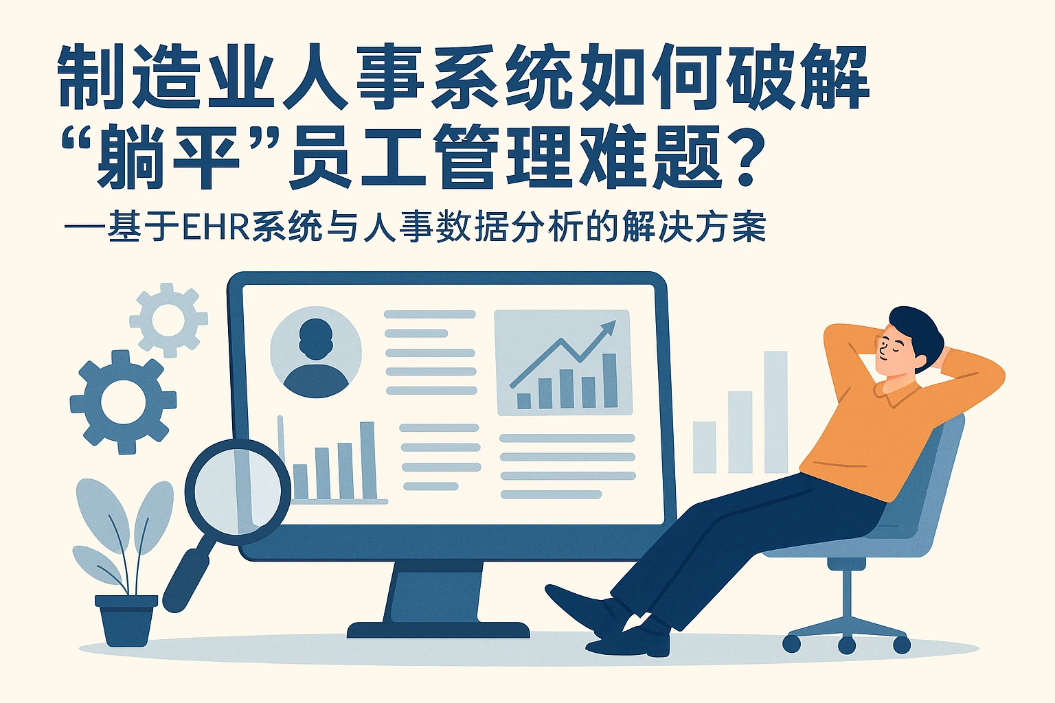 制造业人事系统如何破解“躺平”员工管理难题？——基于EHR系统与人事数据分析的解决方案