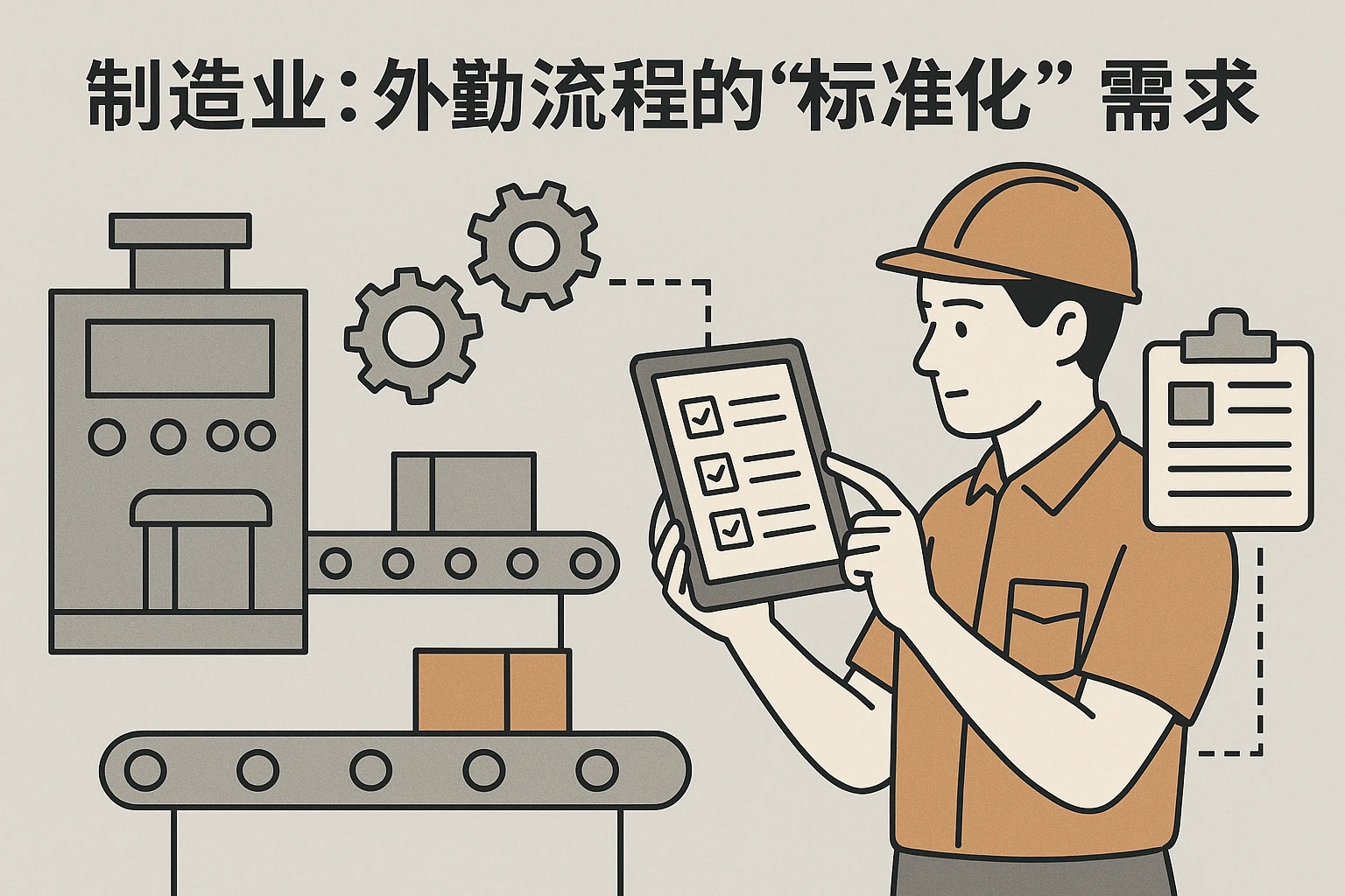 2. 制造业：外勤流程的“标准化”需求