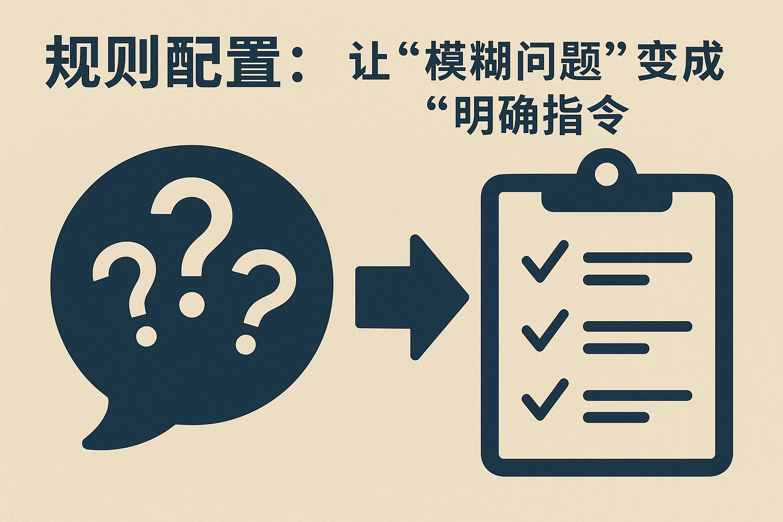 1. 规则配置:让“模糊问题”变成“明确指令”