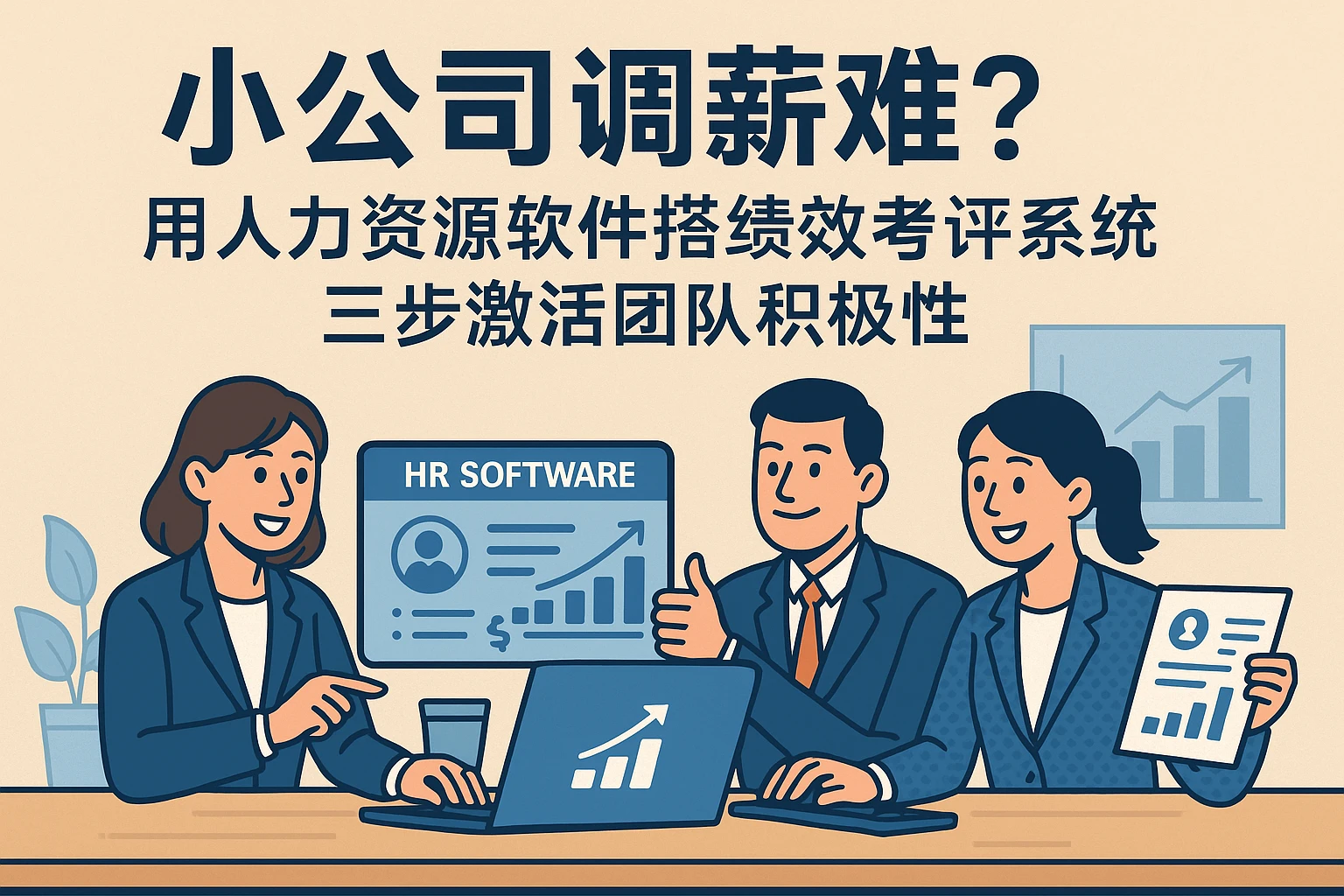 小公司调薪难?用人力资源软件搭绩效考评系统,三步激活团队积极性