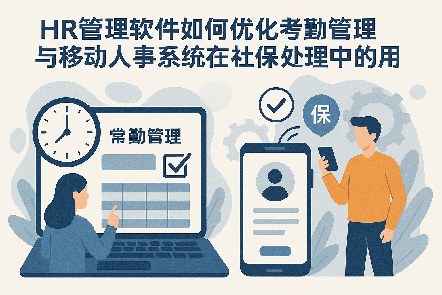 HR管理软件如何优化考勤管理与移动人事系统在社保处理中的应用