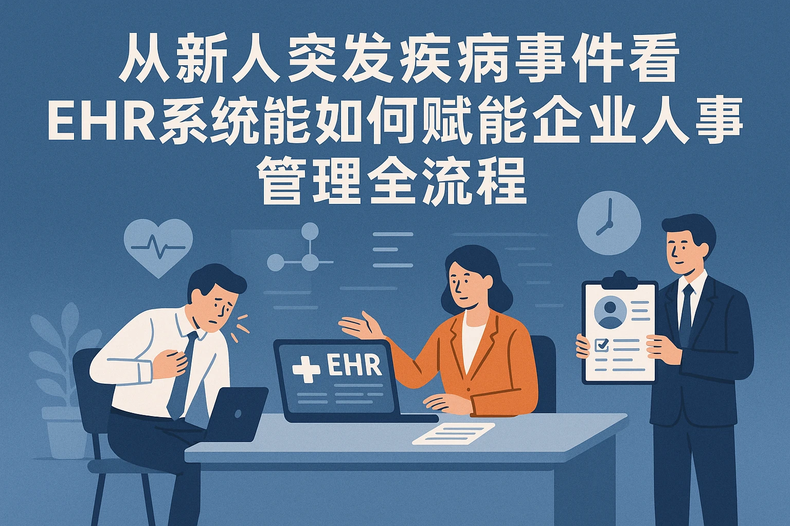 从新人突发疾病事件看EHR系统如何赋能企业人事管理全流程