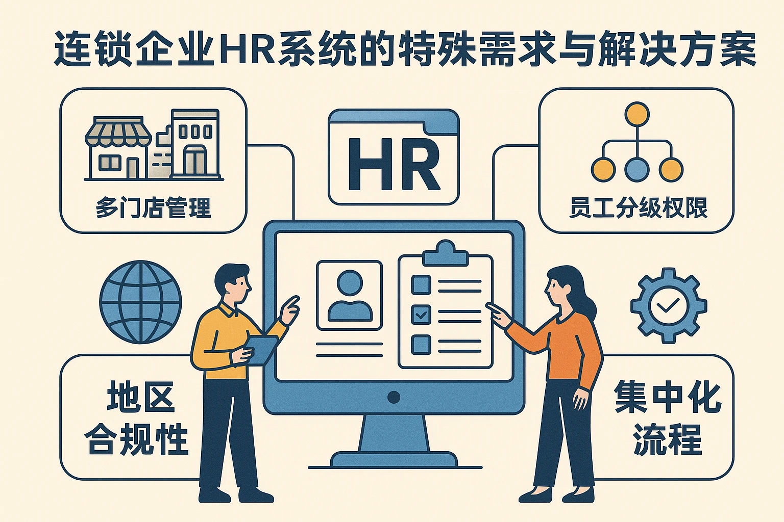 连锁企业HR系统的特殊需求与解决方案