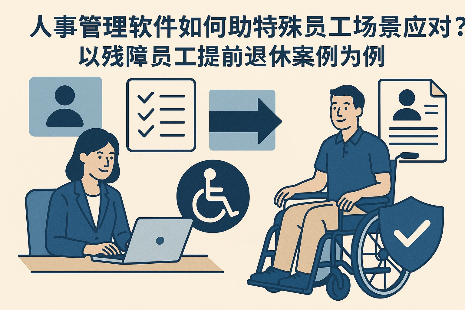 人事管理软件如何助力特殊员工场景应对？以残障员工提前退休案例为例