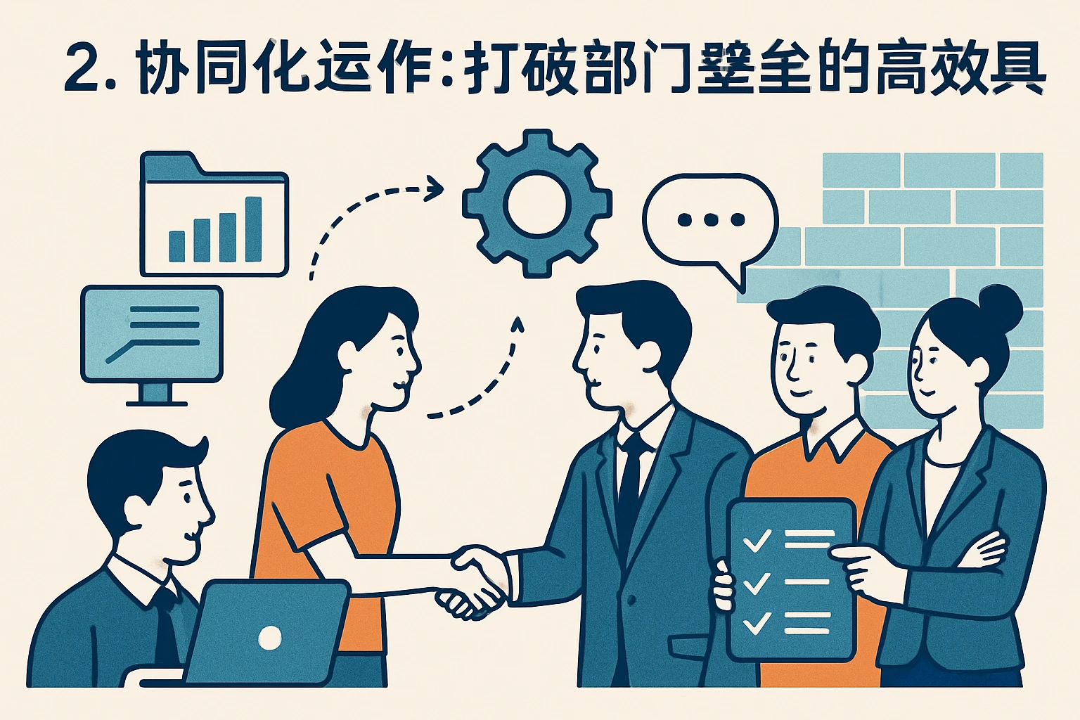 2. 协同化运作：打破部门壁垒的高效工具