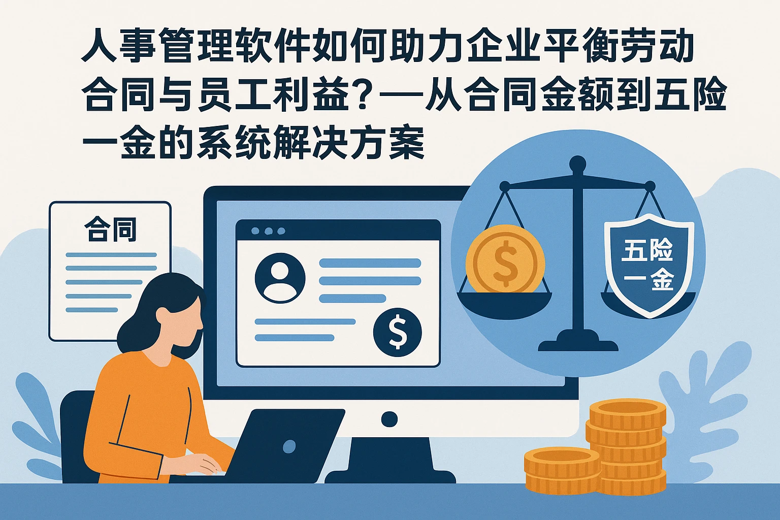 人事管理软件如何助力企业平衡劳动合同与员工利益？——从合同金额到五险一金的系统解决方案