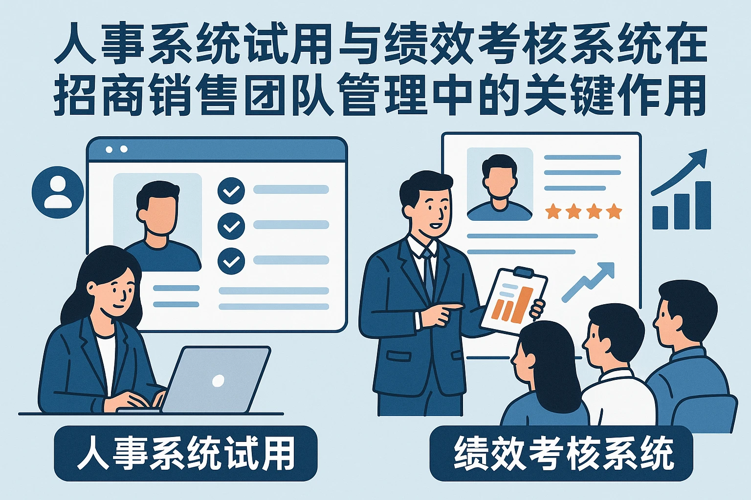 人事系统试用与绩效考核系统在招商销售团队管理中的关键作用