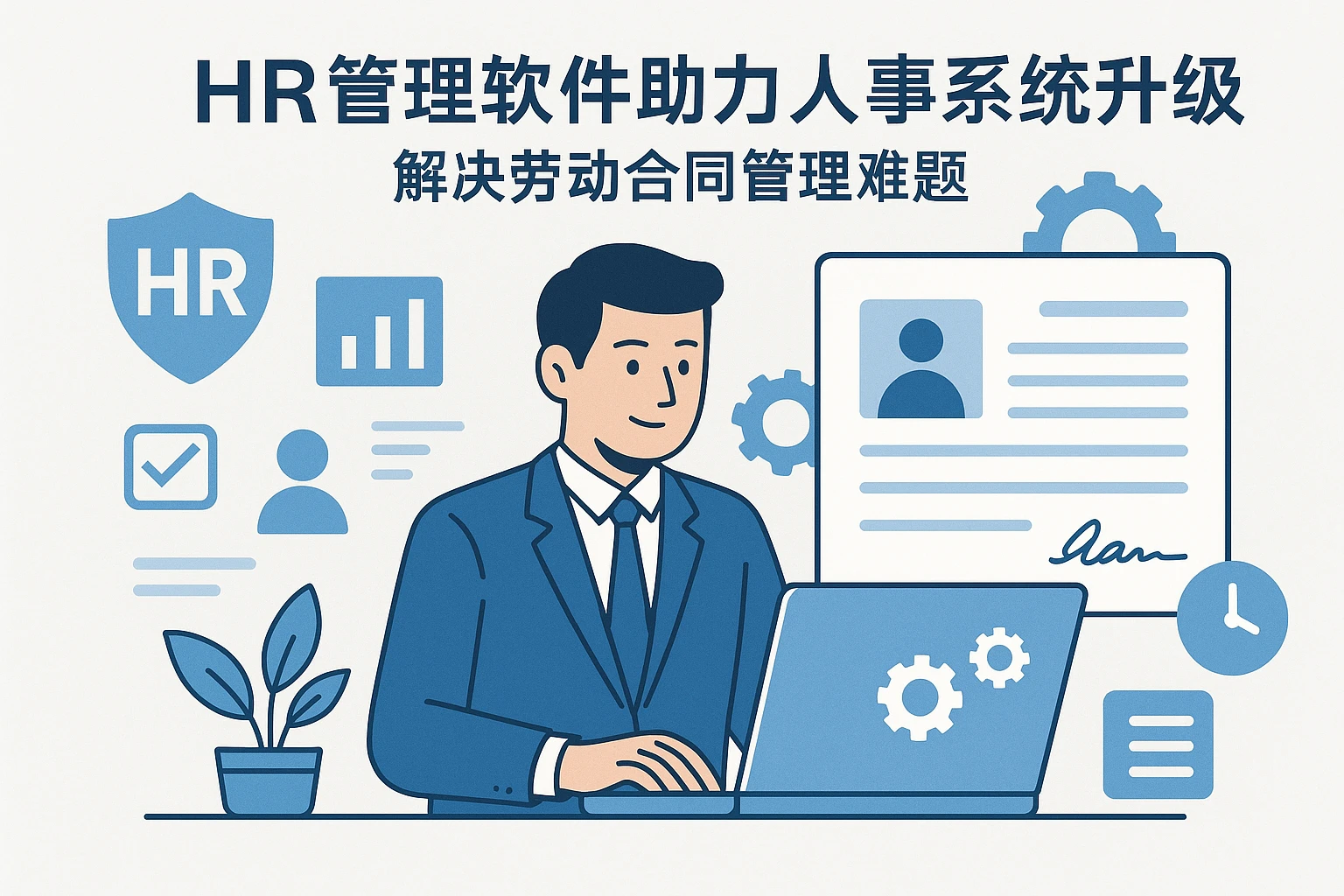 HR管理软件助力人事系统升级，解决劳动合同管理难题