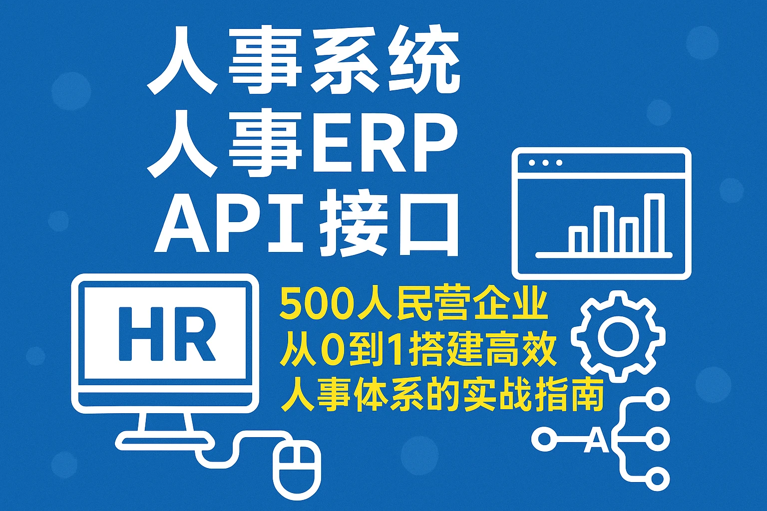 人事系统+人事ERP+API接口：500人民营企业从0到1搭建高效人事体系的实战指南