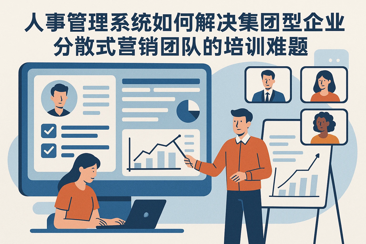 人事管理系统如何解决集团型企业分散式营销团队的培训难题