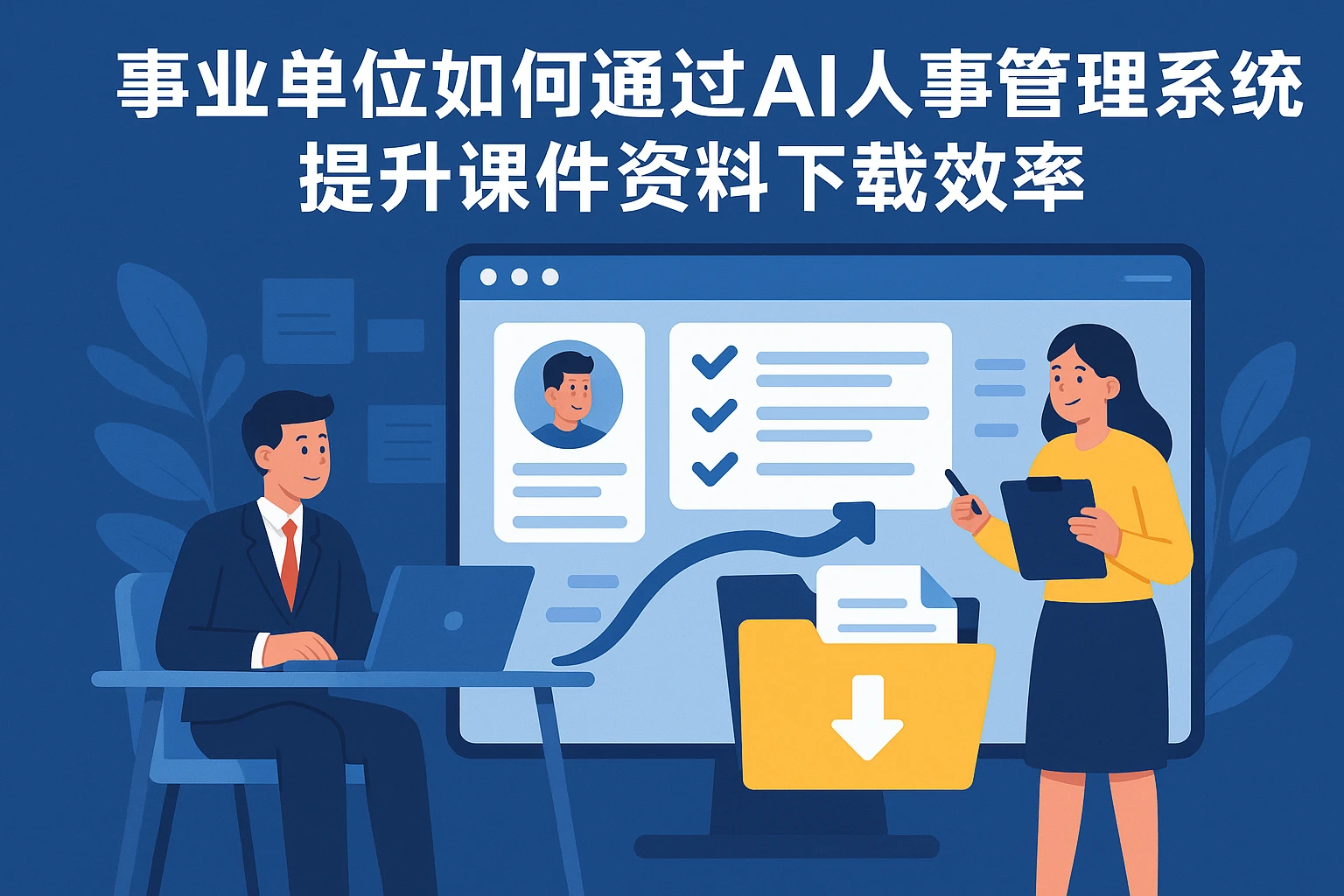 事业单位如何通过AI人事管理系统提升课件资料下载效率