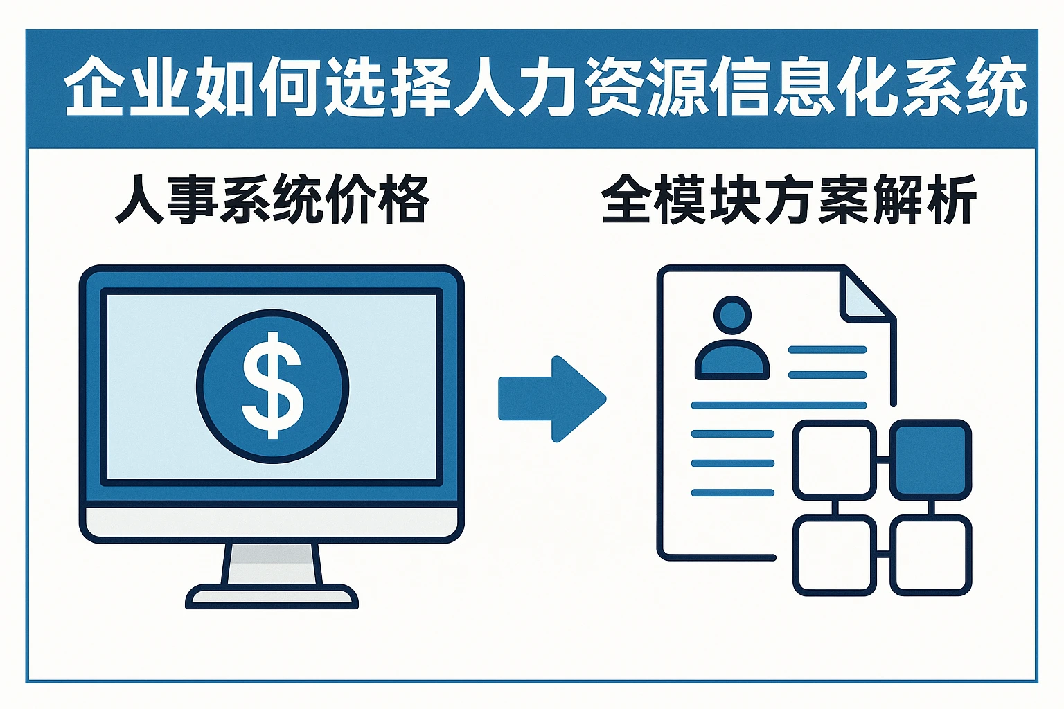 企业如何选择人力资源信息化系统:人事系统价格与全模块方案解析