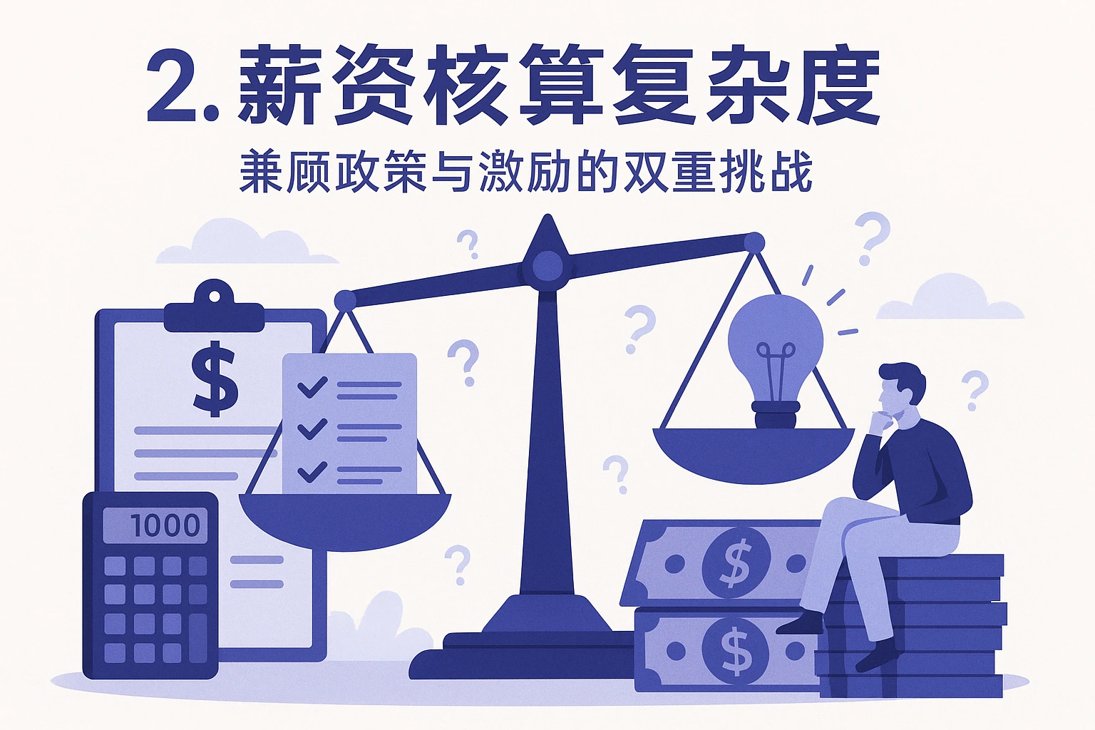 2. 薪资核算复杂度：兼顾政策与激励的双重挑战
