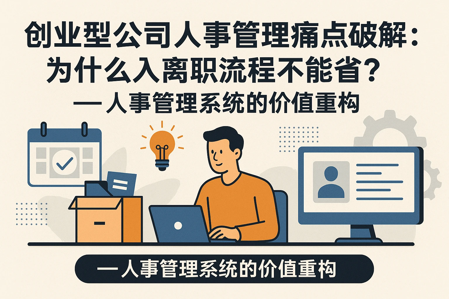 创业型公司人事管理痛点破解：为什么入离职流程不能省？——人事管理系统的价值重构