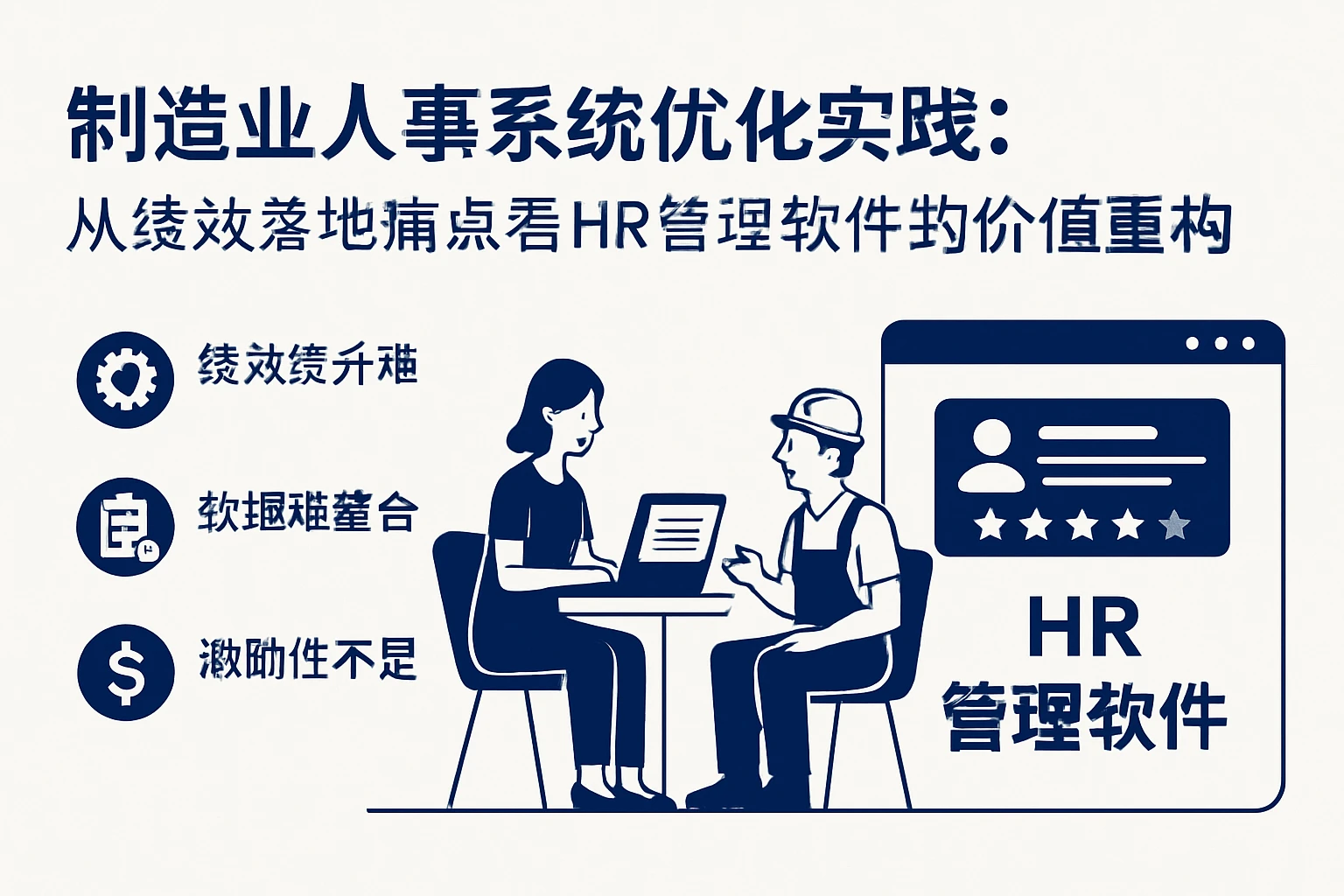 制造业人事系统优化实践：从绩效落地痛点看HR管理软件的价值重构