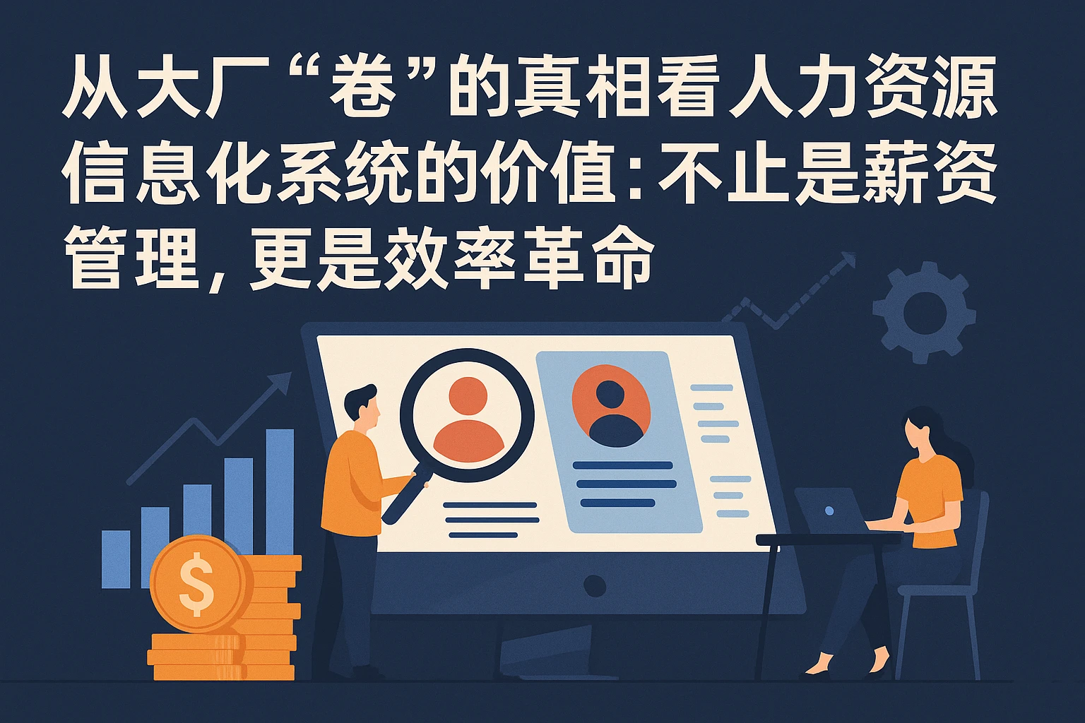 从大厂“卷”的真相看人力资源信息化系统的价值:不止是薪资管理,更是效率革命
