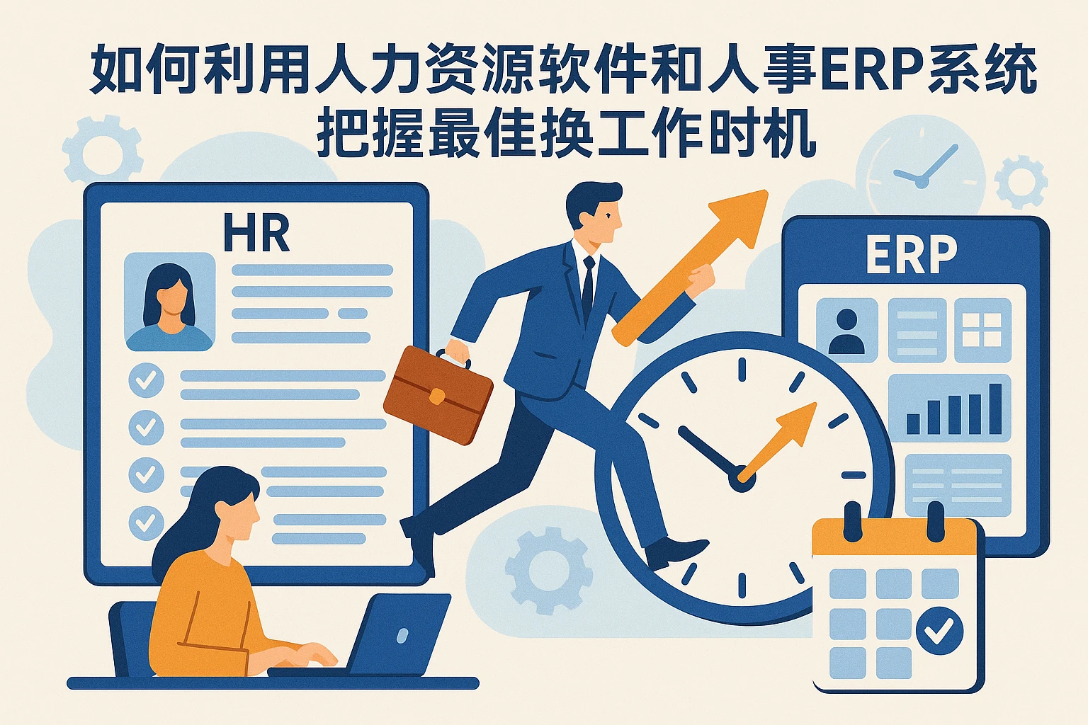 如何利用人力资源软件和人事ERP系统把握最佳换工作时机