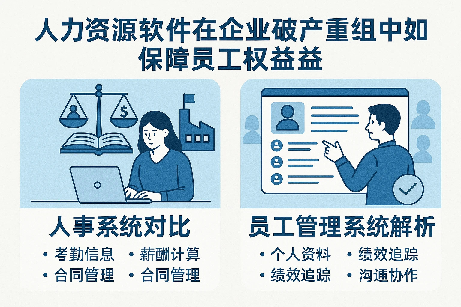 人力资源软件在企业破产重组中如何保障员工权益——人事系统对比与员工管理系统解析
