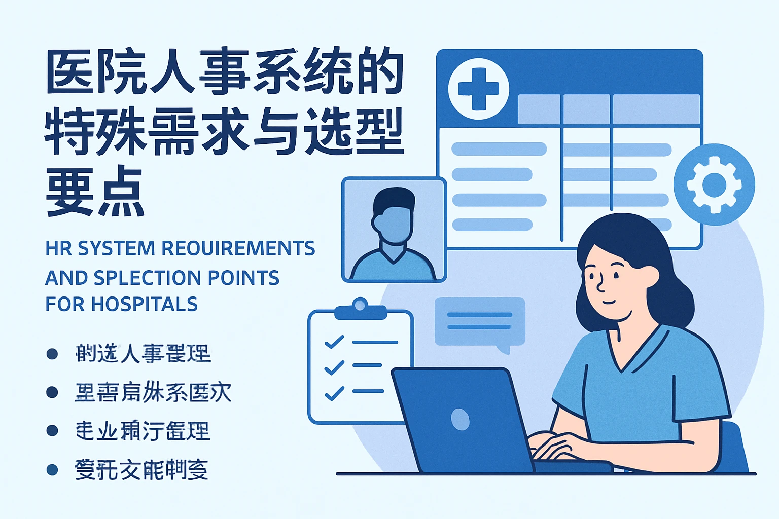 医院人事系统的特殊需求与选型要点