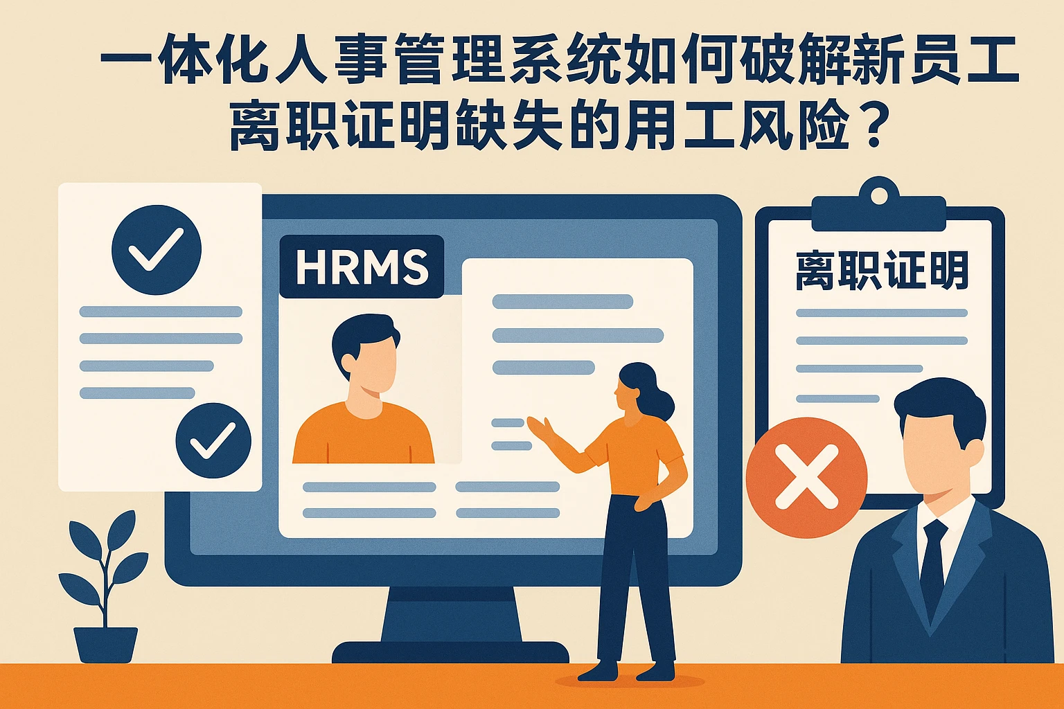 一体化人事管理系统如何破解新员工离职证明缺失的用工风险？