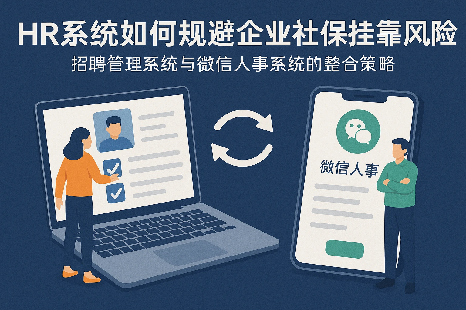 HR系统如何规避企业社保挂靠风险:招聘管理系统与微信人事系统的整合策略