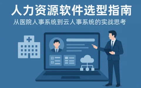 人力资源软件选型指南：从医院人事系统到云人事系统的实战思考
