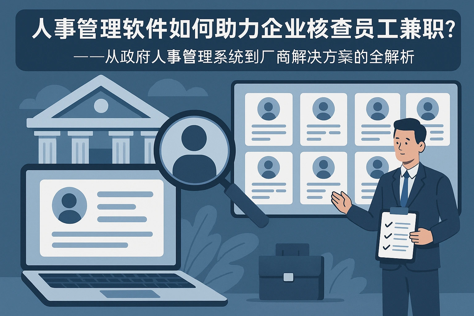 人事管理软件如何助力企业核查员工兼职？——从政府人事管理系统到厂商解决方案的全解析