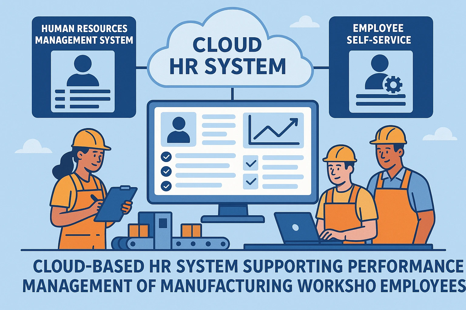 云端HR系统助力生产车间员工绩效管理：人事管理系统与员工自助系统的整合应用