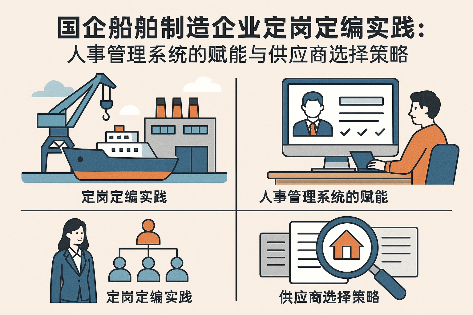 国企船舶制造企业定岗定编实践：人事管理系统的赋能与供应商选择策略