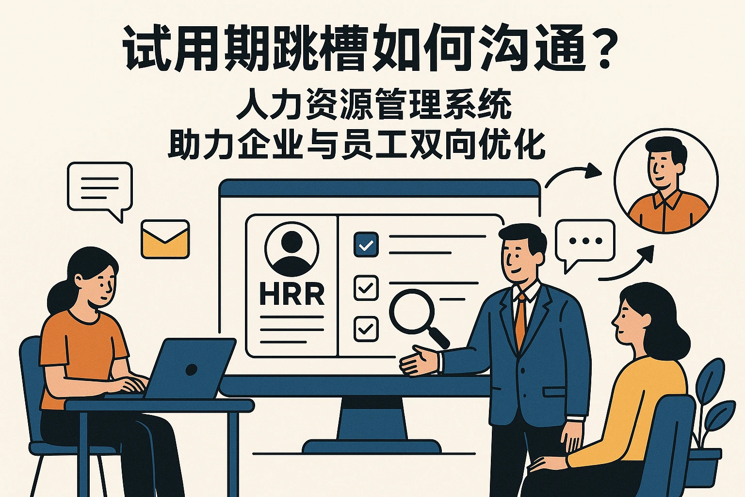 试用期跳槽如何沟通？人力资源管理系统助力企业与员工双向优化