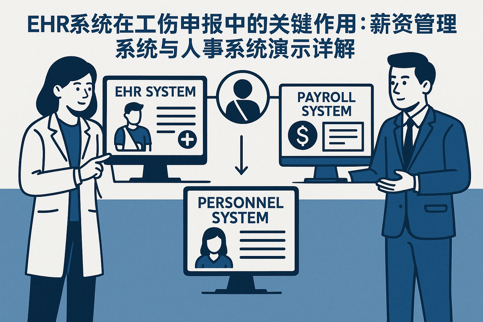 EHR系统在工伤申报中的关键作用：薪资管理系统与人事系统演示详解