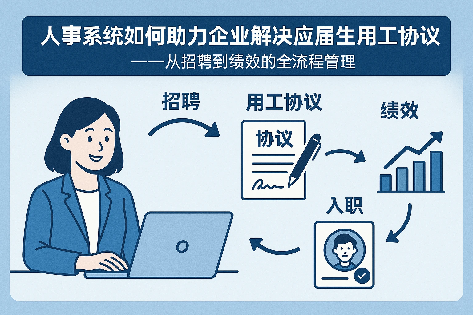 人事系统如何助力企业解决应届生用工协议难题?——从招聘到绩效的全流程管理