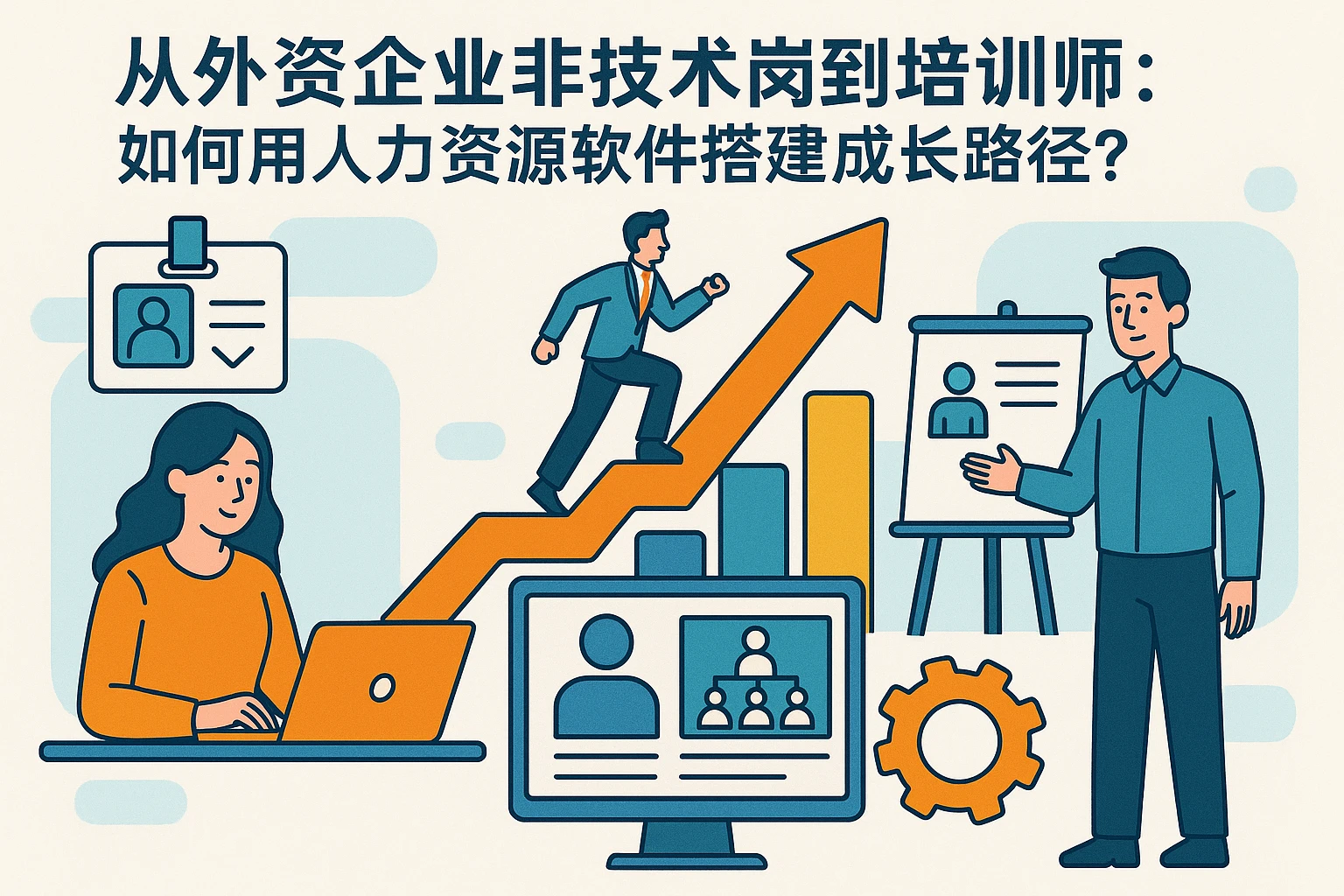 从外资企业非技术岗到培训师:如何用人力资源软件搭建成长路径?