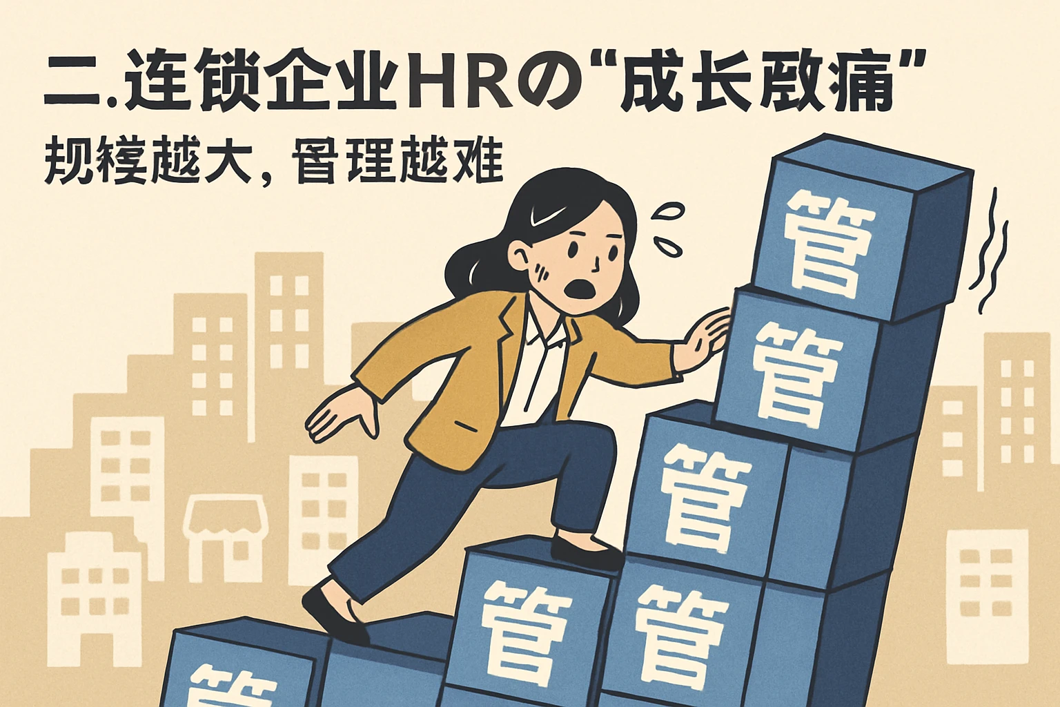 二、连锁企业HR的“成长阵痛”：规模越大，管理越难