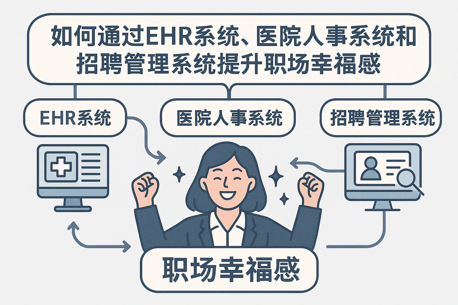 如何通过EHR系统、医院人事系统和招聘管理系统提升职场幸福感