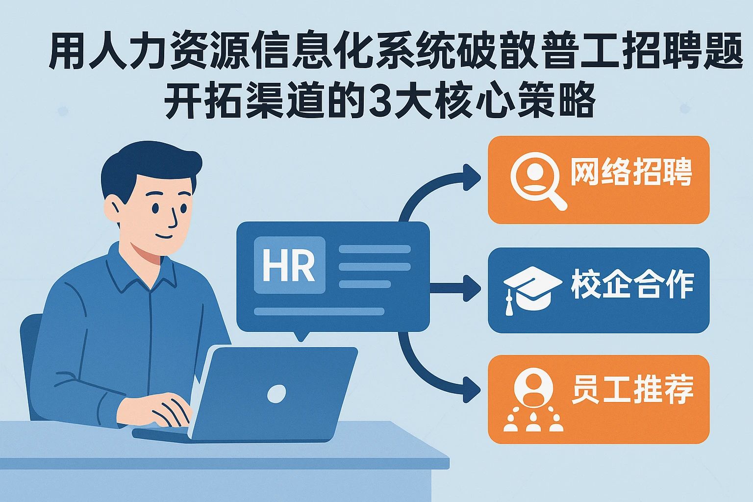 用人力资源信息化系统破解普工招聘难题:开拓渠道的3大核心策略