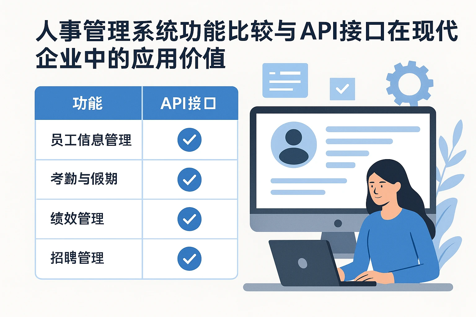 人事管理系统功能比较与API接口在现代企业中的应用价值