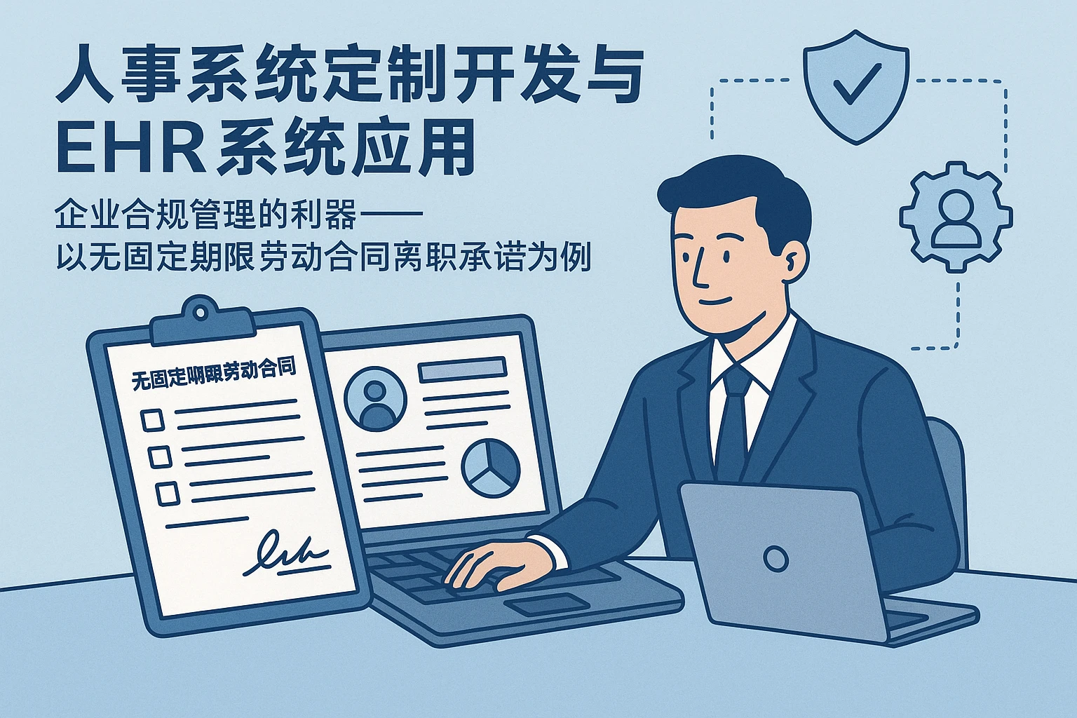 人事系统定制开发与EHR系统应用:企业合规管理的利器——以无固定期限劳动合同离职承诺为例
