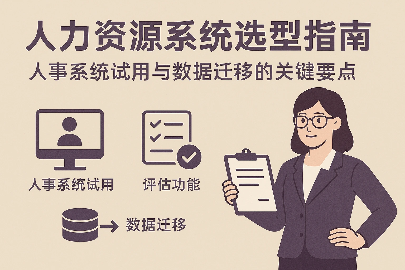 人力资源系统选型指南：人事系统试用与数据迁移的关键要点
