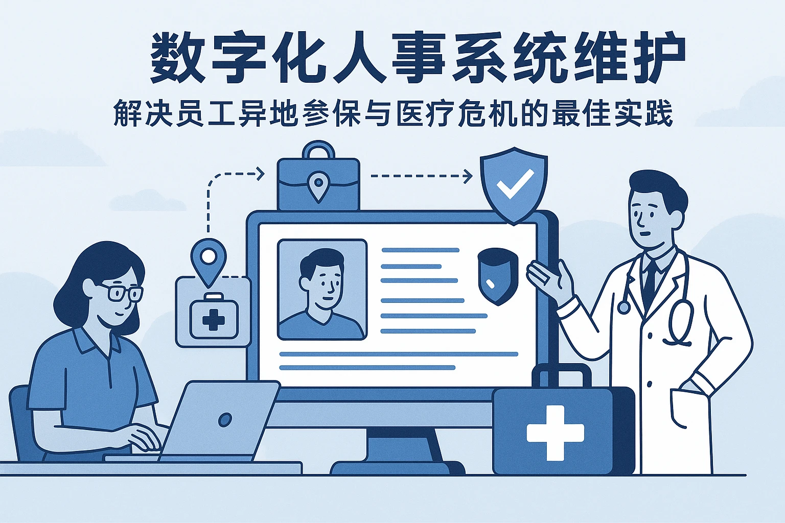 数字化人事系统维护:解决员工异地参保与医疗危机的最佳实践