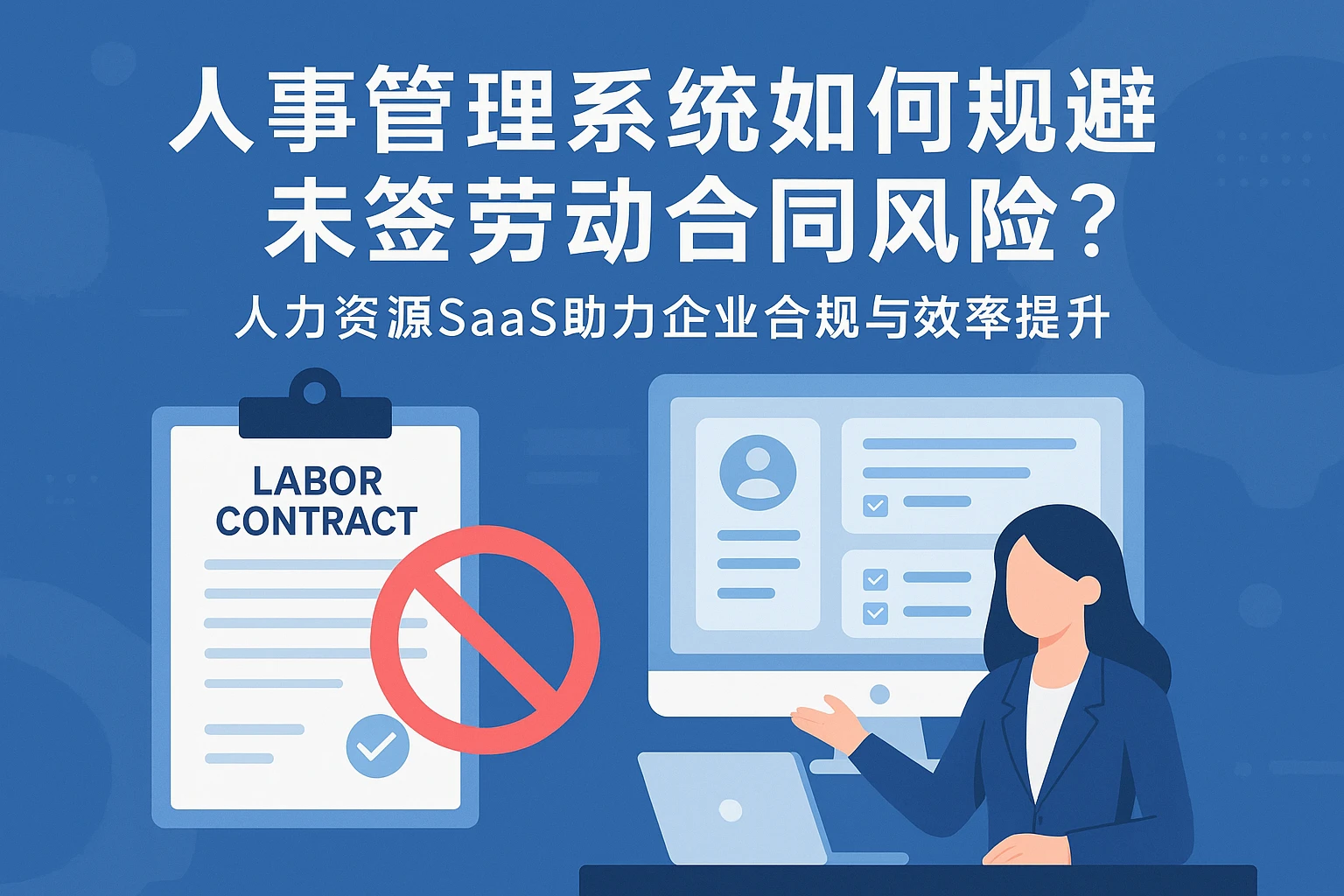 人事管理系统如何规避未签劳动合同风险?人力资源SaaS助力企业合规与效率提升