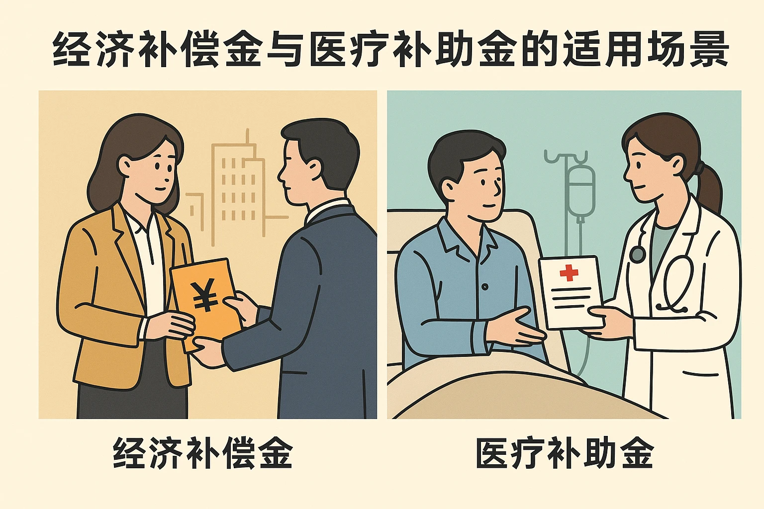 经济补偿金与医疗补助金的适用场景