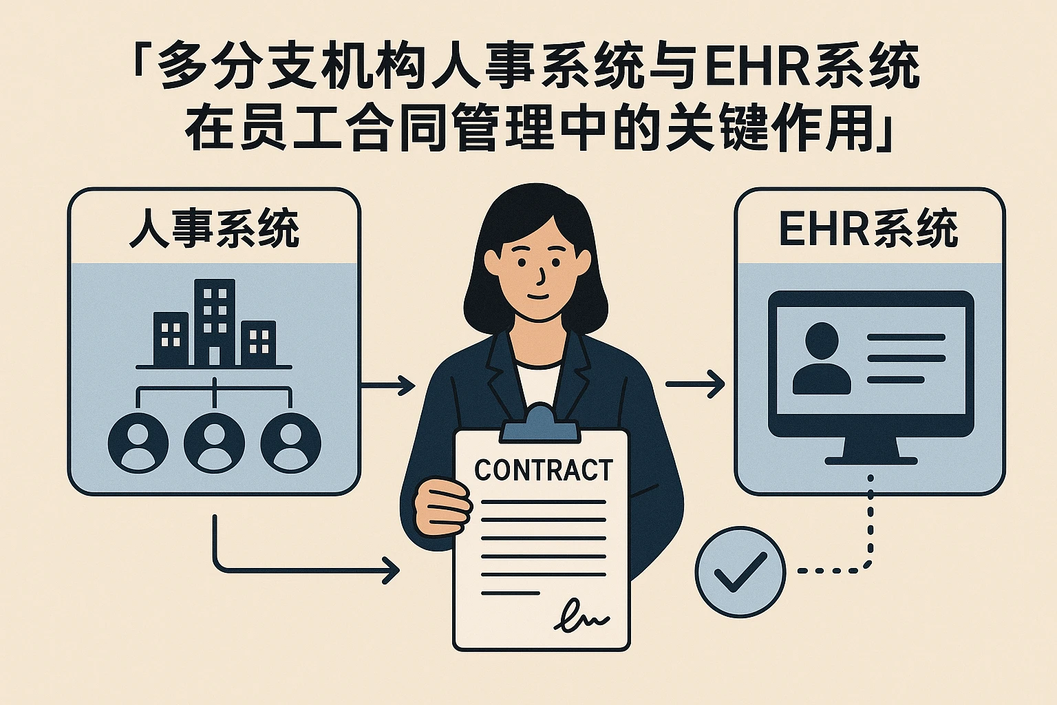 多分支机构人事系统与EHR系统在员工合同管理中的关键作用