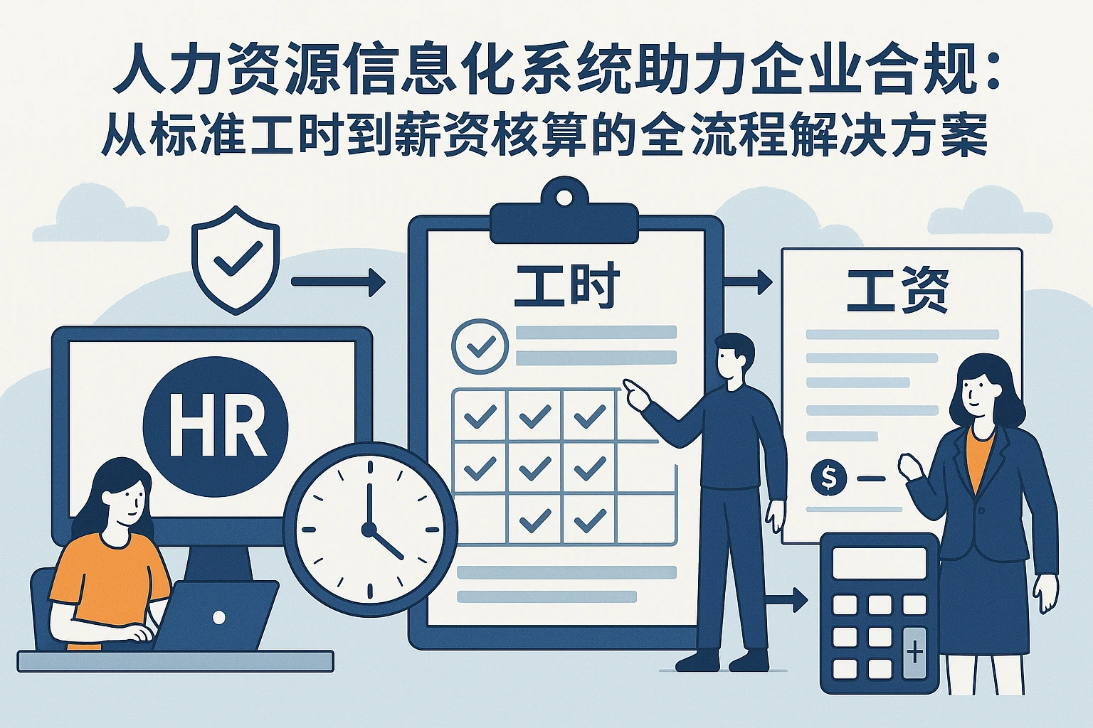 人力资源信息化系统助力企业合规：从标准工时到薪资核算的全流程解决方案