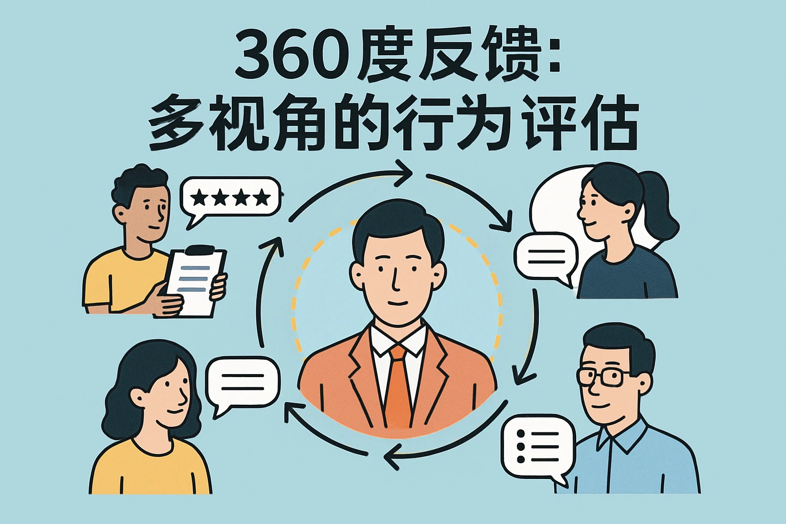 2. 360度反馈:多视角的行为评估