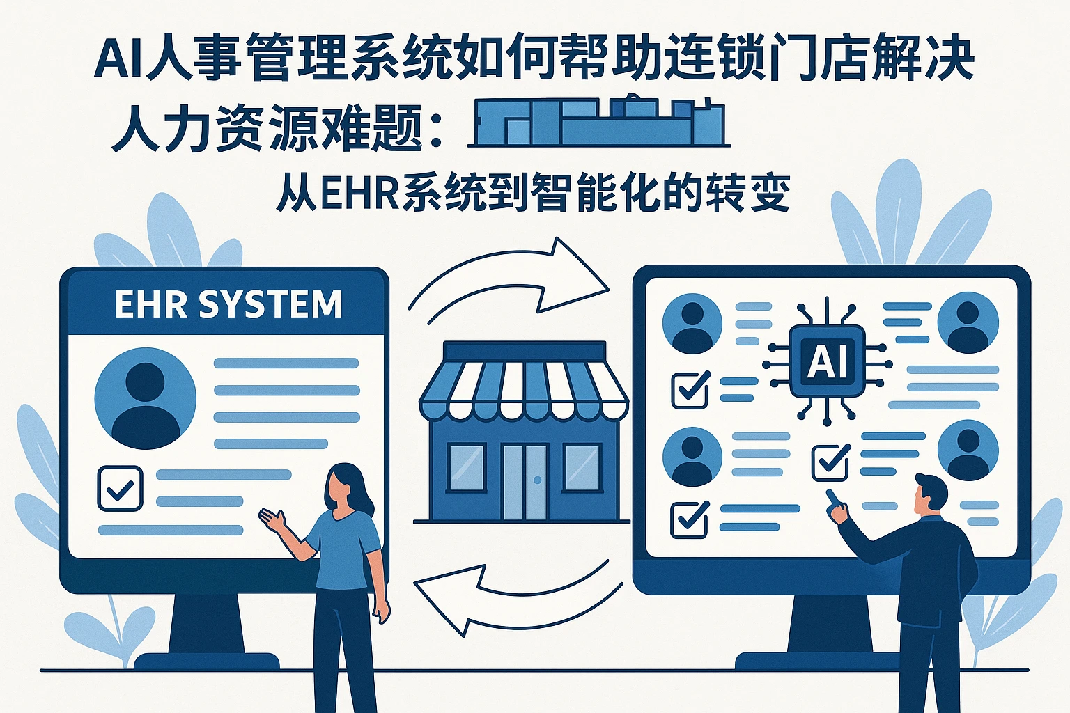 AI人事管理系统如何帮助连锁门店解决人力资源难题：从EHR系统到智能化的转变