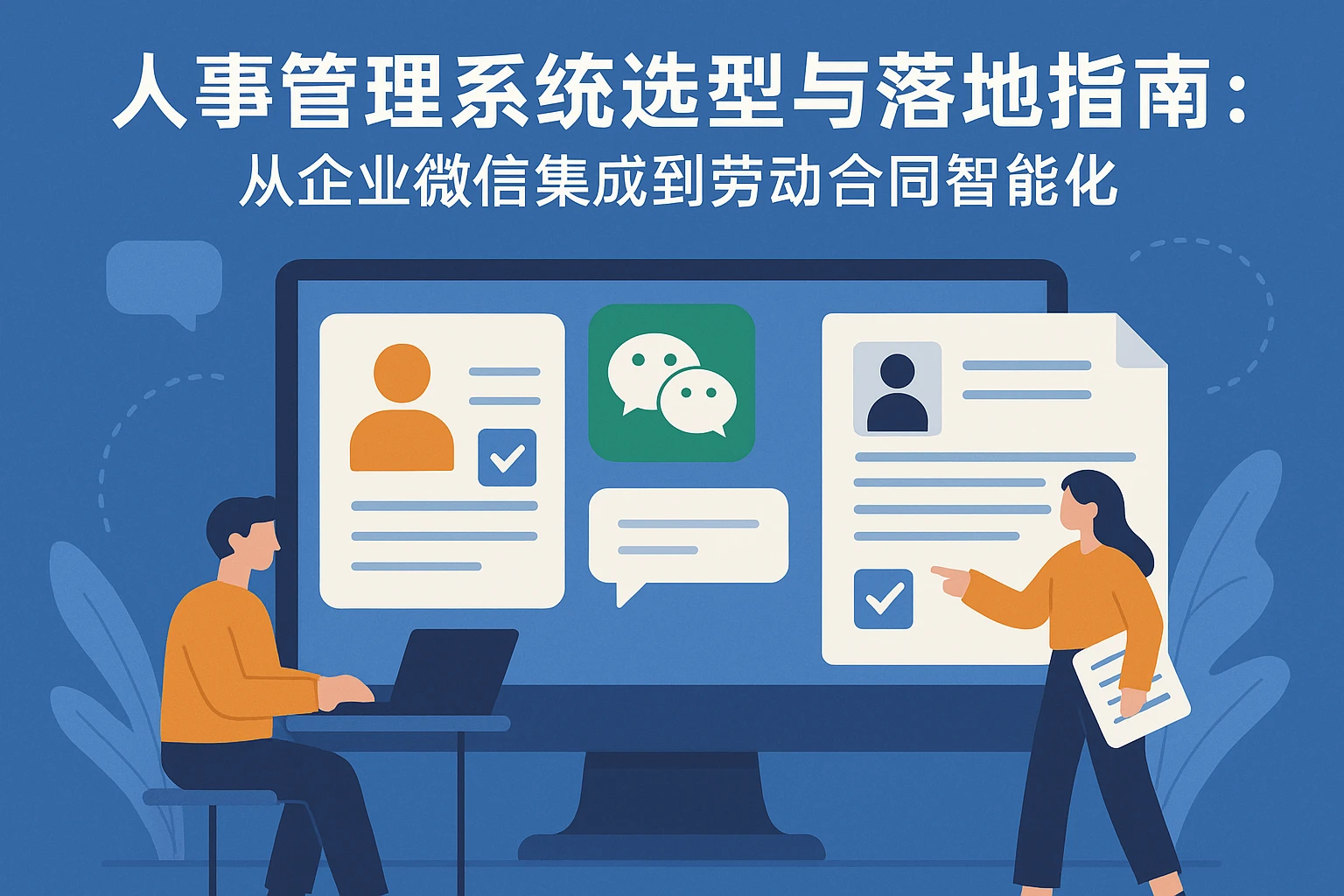 人事管理系统选型与落地指南：从企业微信集成到劳动合同智能化